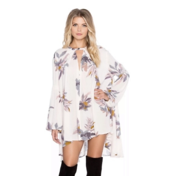 Free People Dresses & Skirts - EUC FREE PEOPLE Tree Swing Hi Lo Tunic Dress Top